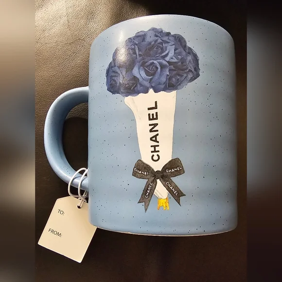 Fashion Blue Floral Amanda Greenwood Art Mug New with Tags - Picture 5 of 7